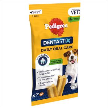 PEDIGREE DENTASTIX SMALL DOGS 7 STICKS DENTAL CHEWS