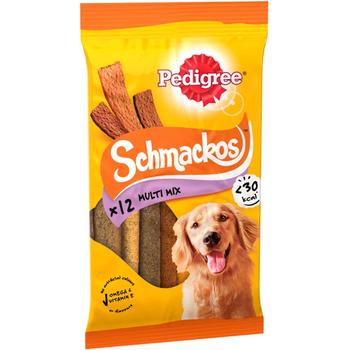 PEDIGREE SCHMACKOS MULTI MIX 12 STICKS DOG TREATS