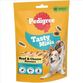 PEDIGREE TASTY MINIS BEEF & CHEESE NIBBLES DOG TREATS