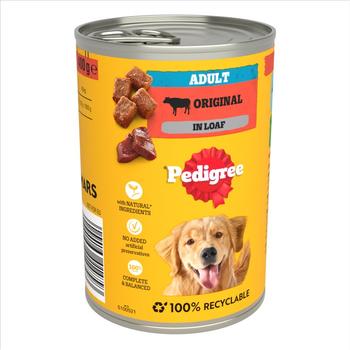 PEDIGREE TIN ADULT ORIGINAL IN LOAF WET DOG FOOD-200220