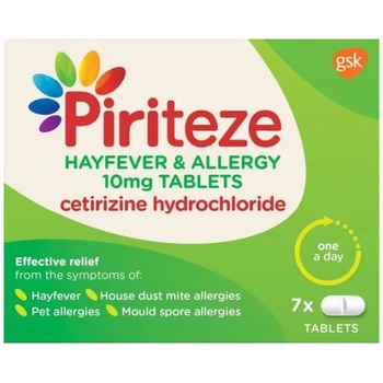 PIRITEZE ONE A DAY HAYFEVER & ALLERGY TABLETS