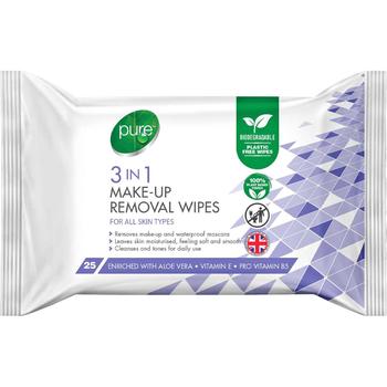 PURE 3 IN 1 MAKEUP WIPES