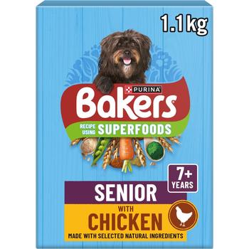 PURINA BAKERS SUPERFOODS SENIOR 7+ CHICKEN DRY DOG FOOD