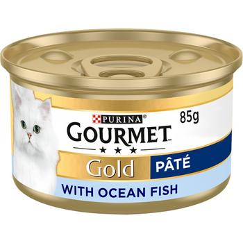 PURINA GOURMET GOLD PATE WITH OCEAN FISH WET CAT FOOD