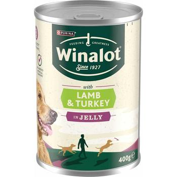 PURINA WINALOT CLASSIC LAMB AND TURKEY IN JELLY WET DOG FOOD (PM £1.25)