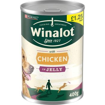 PURINA WINALOT CLASSICS CHICKEN IN JELLY WET DOG FOOD (PM £1.25)