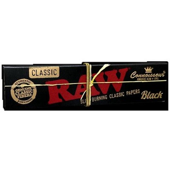 RAW BLACK CONNOISSEUR KINGSIZE SLIM + TIPS-RAW91