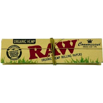 RAW ORGANIC CONNOISSEUR KINGSIZE SLIM + TIPS-RAW9