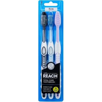 REACH T/BRUSH TOTAL CARE 3PK FIRM (10X6)
