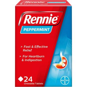 RENNIE FAST RELIEF PEPPERMINT