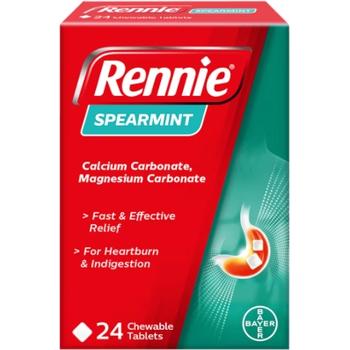 RENNIE FAST RELIEF SPEARMINT