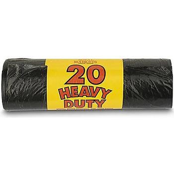 ROYAL MARKETS 20 HEAVY DUTY BLACK REFUSE SACKS