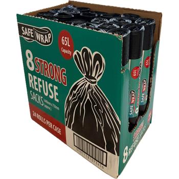 SAFEWRAP STRONG REFUSE SACKS