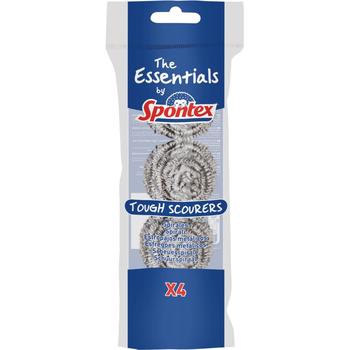 SPONTEX TOUGH SCOURERS 4-PACK-HOSPO016