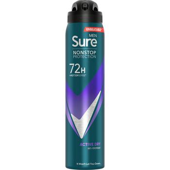 SURE SPRAY NON-STOP ACTIVE DRY