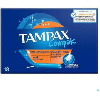 TAMPAX COMPAK SUPER PLUS TAMPONS