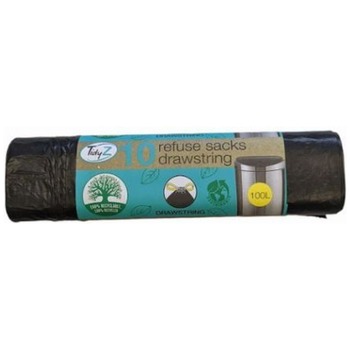 TIDYZ 10 REFUSE SACKS DRAWSTRING