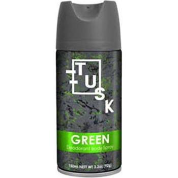 TUSK MENS DEODORANT BODY SPRAY GREEN