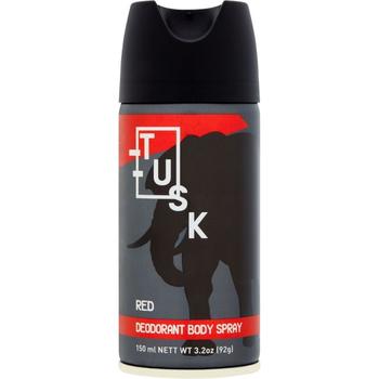 TUSK MENS DEODORANT BODY SPRAY RED