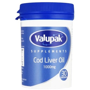 VALUPAK COD LIVER OIL 30 CAPSULES