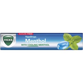 VICKS VAPODROPS SUGAR FREE MENTHOL LOZENGES (10 PIECES)