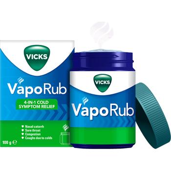 VICKS VAPORUB 4 IN 1 COLD SYMPTOM RELIEF