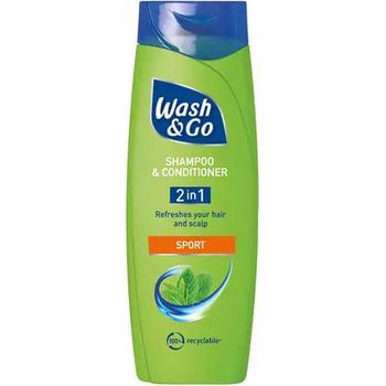 WASH & GO SHAMPOO & CONDITIONER 2 IN 1 SPORT