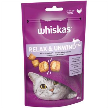 WHISKAS RELAX & UNWIND CHICKEN CAT TREATS