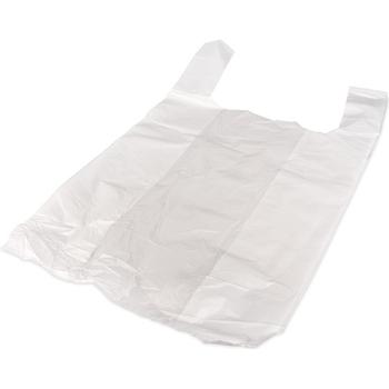 WHITE VEST SMALL CARRIER BAG