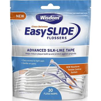 WISDOM CLEAN BETWEEN EASY SLIDE FLOSSERS