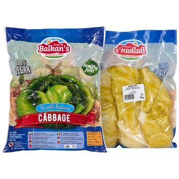 Balkans Vacuum Cabbage Leaves Pm £1.99 Per Kg
