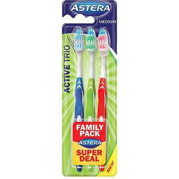 Astera Active Trio Toothbrush Medium
