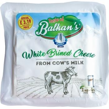 Balkans White Brined Cheese Cow Pm £5.49