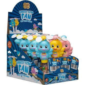 Candy Paradise Breezy Bird Fan Toy W. Candy