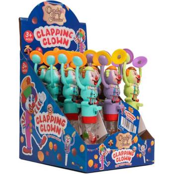 Candy Paradise Clapping Clown Toy W. Candy
