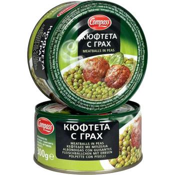 Compass Rissoles In Peas
