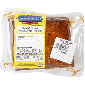 Gustul Din Balkani Slanina Cu Boia