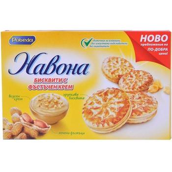 Pobeda Navona Peanut Cream Biscuit