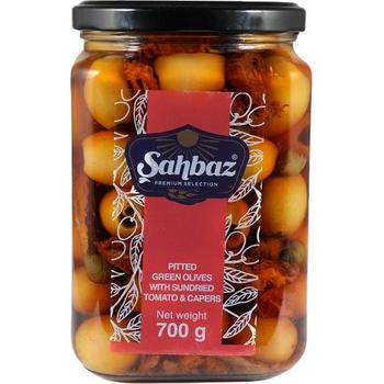 Sahbaz Pitt. Green Oli W.tomato&Caper - Jar Pm £3.79