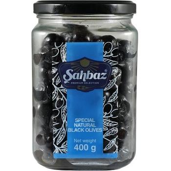 Sahbaz Special Natural Black Olives - Jar Pm £3.79