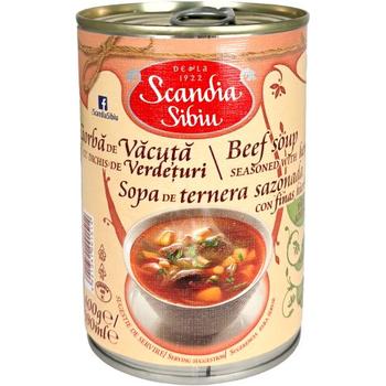 Scandia Sibiu Beef Soup W.greens Ciorba De Vacuta