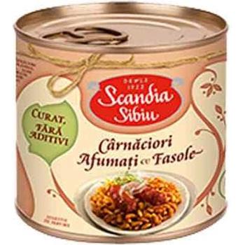 Scandia Sibiu Sausages W.beans Carnaciori Cu Afumat