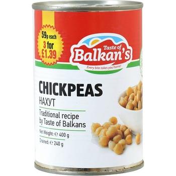 Taste Of Balkans Chickpeas 3 For £1.39
