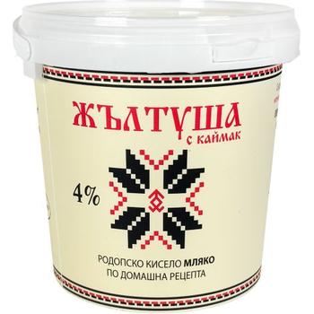 Zhaltusha Yogurt 4% W. Cream Top (1Kg)