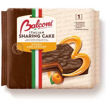 BALCONI SHARING CAKE CACAO APRICOT