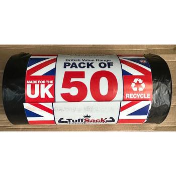 BIN BAGS ROLLED BLACK