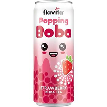 FLAVITA POPPING BOBA TEA STRWABERRY