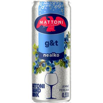 MATTONI CAN GIN AND TONIC