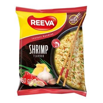 REEVA INSTANT NOODLE SINGLES SHRIMP
