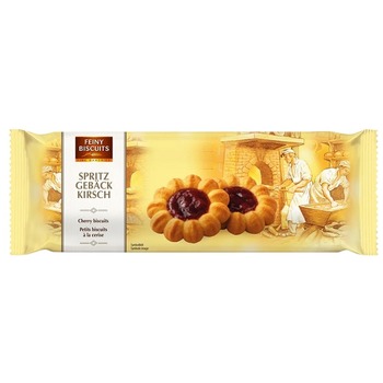 FEINY CRISPY BISCUIT WITH SOUR CHERRY